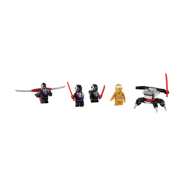 40374 Lego Minifigures Ninjago Golden Zane Accessory Set - Brickly