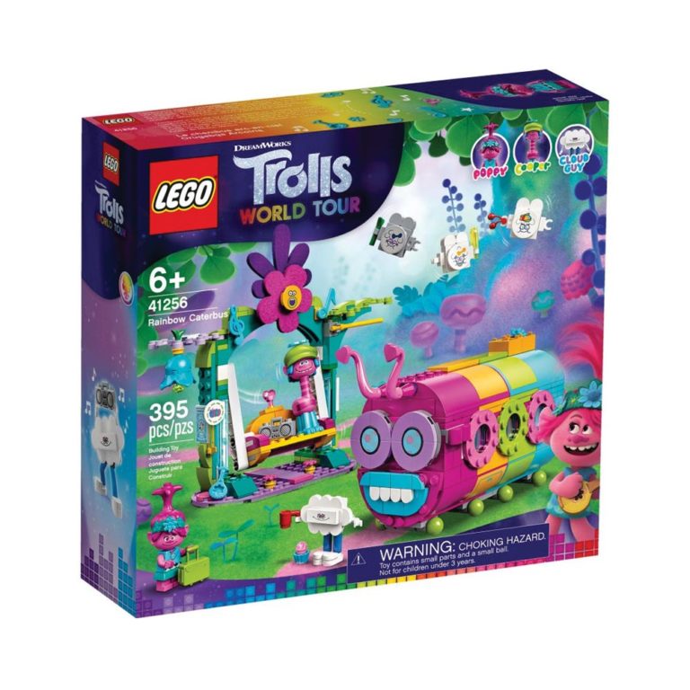 Brickly - 41256 Lego Trolls World Tour Rainbow Caterbus - Box Front