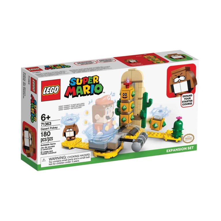 Brickly - 71363 Lego Super Mario Desert Pokey Expansion Set - Box Front
