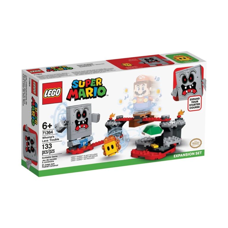 Brickly- 71364 Lego Super Mario Whomp’s Lava Trouble Expansion Set - Box Front