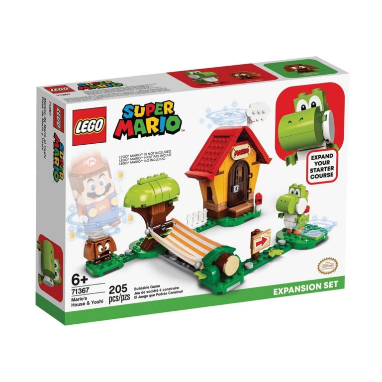 Brickly - 71367 Lego Super Mario Mario’s House & Yoshi Expansion Set - Box Front