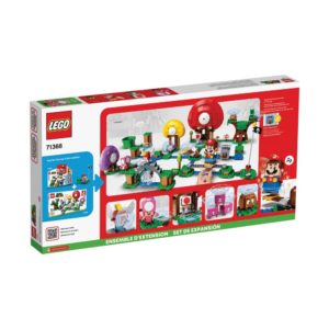 Brickly - 71368 Lego Super Mario Toad’s Treasure Hunt Expansion Set - Box Back