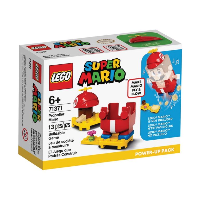 Brickly - 71371 Lego Super Mario Propeller Mario Power-Up Pack - Box Front
