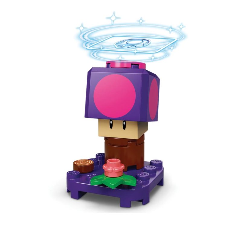Brickly - 71386-7 Lego Super Mario Character Pack Series 2 - Poison Mushroom