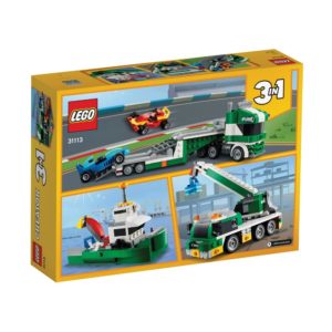 Brickly - 31113 Lego Creator Race Car Transporter - Box Back
