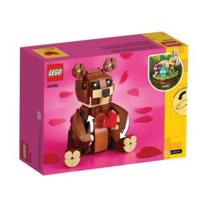 Brickly - 40462 Lego Valentine's Brown Bear - Box Back