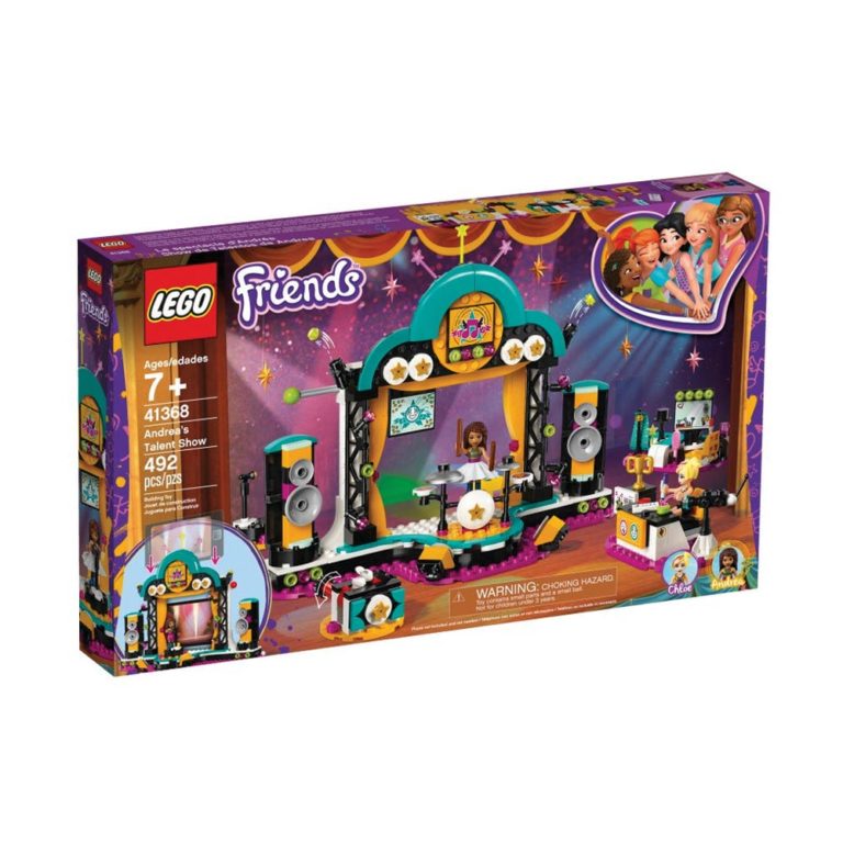 Brickly - 41368 Lego Friends Andrea's Talent Show - Box Front