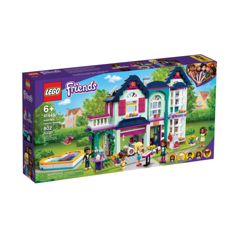 Brickly - 41449 Lego Friends Andrea's Family House - Box Front
