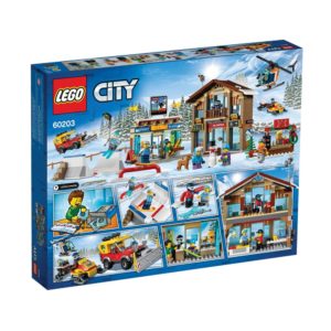 Brickly - 60203 Lego City Ski Resort - Box Back