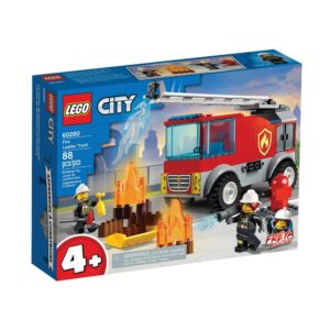 Brickly - 60280 Lego City Fire Ladder Truck - Box Front