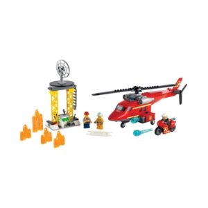 Brickly - 60281 Lego City Fire Rescue Helicopter