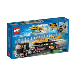 Brickly - 60289 Lego City Airshow Jet Transporter - Box Back