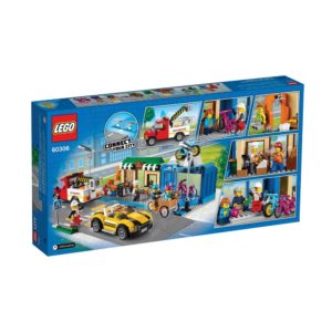 Brickly - 60306 Lego City Shopping Street - Box Back