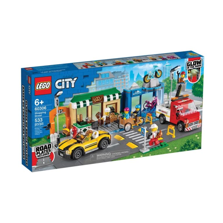 Brickly - 60306 Lego City Shopping Street - Box Front