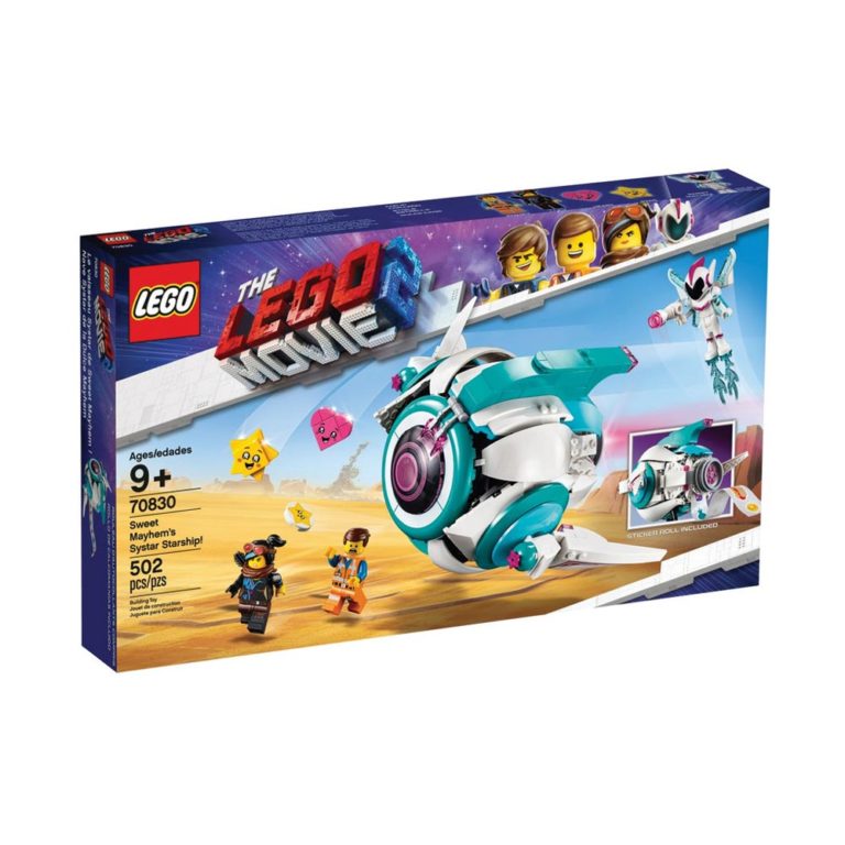 Brickly - 70830 Lego Movie 2 Sweet Mayhem's Systar Starship! - Box Front