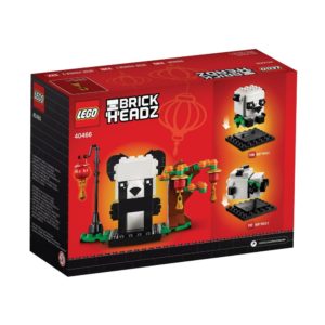 Brickly - 40466 Lego BrickHeadz Chinese New Year Pandas - Box Back
