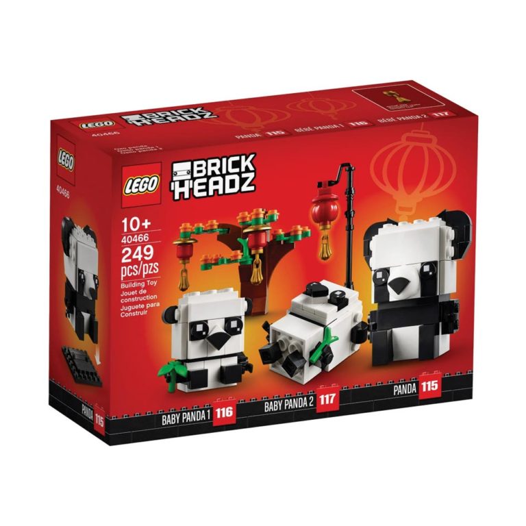 Brickly - 40466 Lego BrickHeadz Chinese New Year Pandas - Box Front