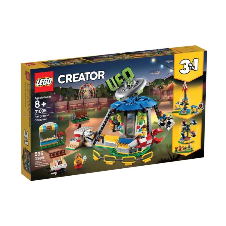 Brickly - 31095 Lego Creator Fairground Carousel - Box Front