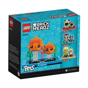 Brickly - 40442 Lego Brickheads Goldfish & Fry - Box Back