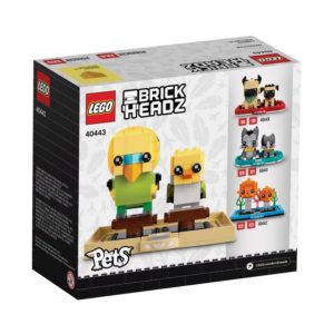 Brickly - 40443 Lego Brickheadz Budgie & Chick - Box Back