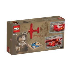 Brickly - 40450 Lego Amelia Earhart Tribute - Box Back