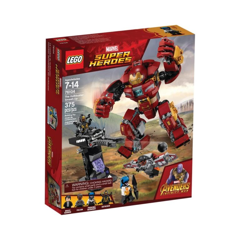 Brickly - 76104 Lego Marvel Super Heroes The Hulkbuster Smash-Up - Box Front