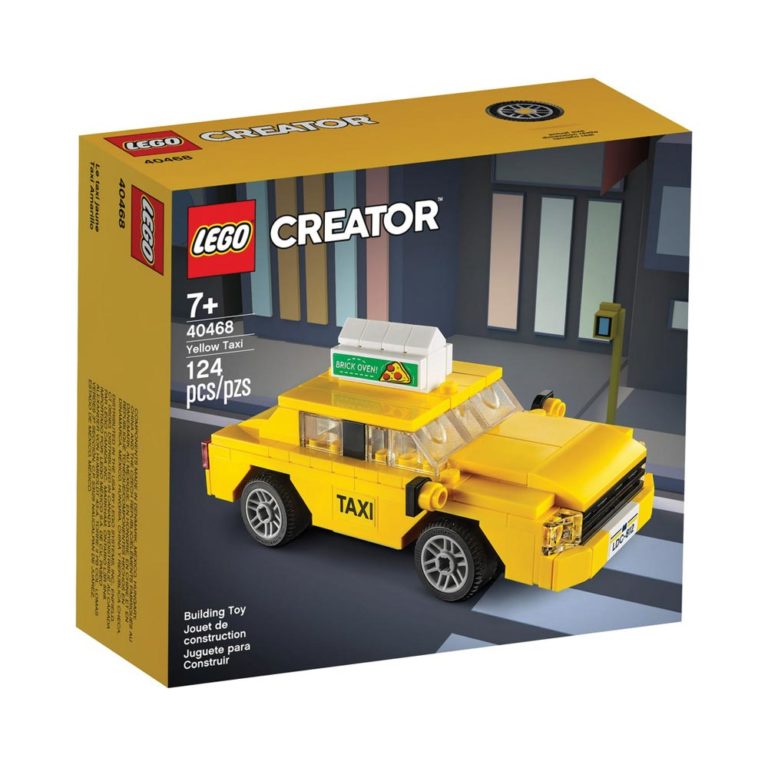 Brickly - 40468 Lego Creator Yellow Taxi - Box Front