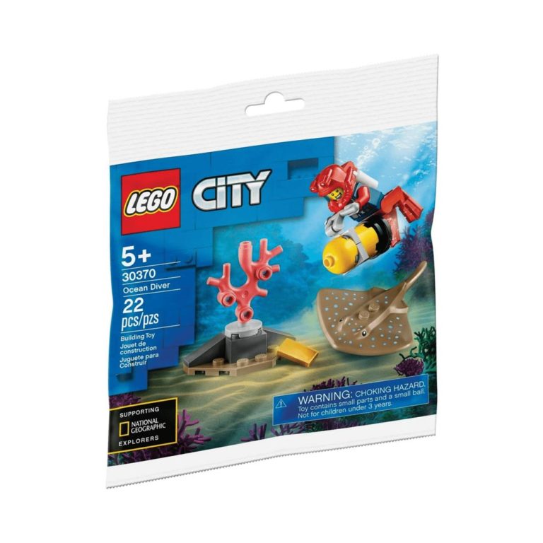 Brickly - 30370 Lego City Ocean Diver - Bag Front