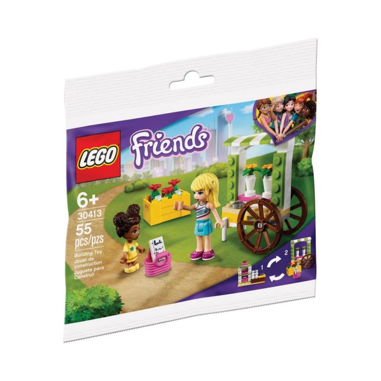 Brickly - 30413 Lego Friends Flower Cart - Bag Front