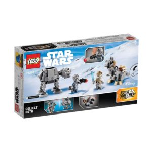 Brickly - 75298 Lego Star Wars AT-AT vs Tauntaun Microfighters - Box Back