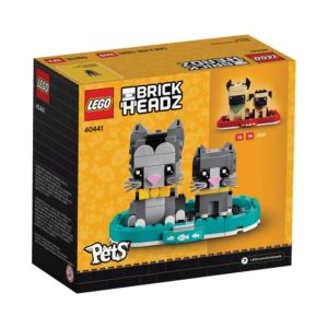 Brickly - 40441 Lego Brickheadz Shorthair Cats - Box Back