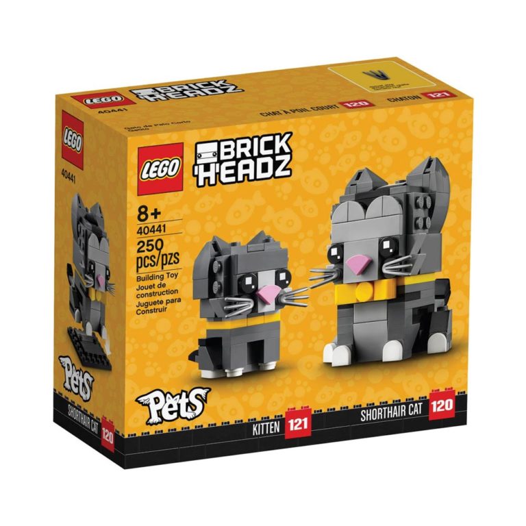 Brickly - 40441 Lego Brickheadz Shorthair Cats - Box Front