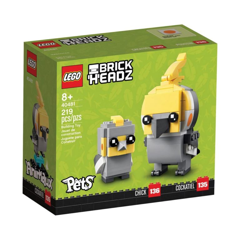 Brickly - 40481 Lego BrickHeadz Cockatiel - Box Front