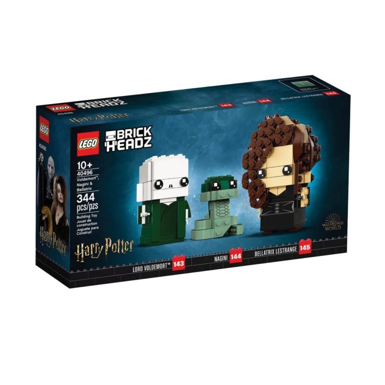 Brickly - 40496 Lego Brickheadz Harry Potter - Voldemort, Nagini & Bellatrix - Box Front