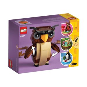 Brickly - 40497 Lego Halloween Owl - Box Back