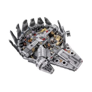 Brickly - 75105 Lego Star Wars Millennium Falcon inside opened up