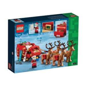 Brickly - 40499 Lego Santa's Sleigh - Box Back