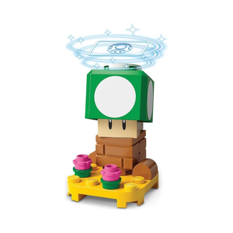 Brickly - 71394-1 Lego Super Mario Character Pack Series 3 - 1-Up Mushroom
