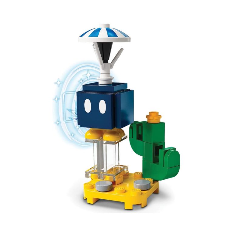 Brickly - 71394-4 Lego Super Mario Character Pack Series 3 - Parachute Bob-omb