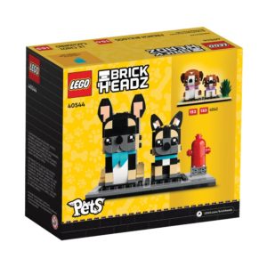 Brickly - 40544 Lego Brickheadz - Pets - French Bulldog - Box Back