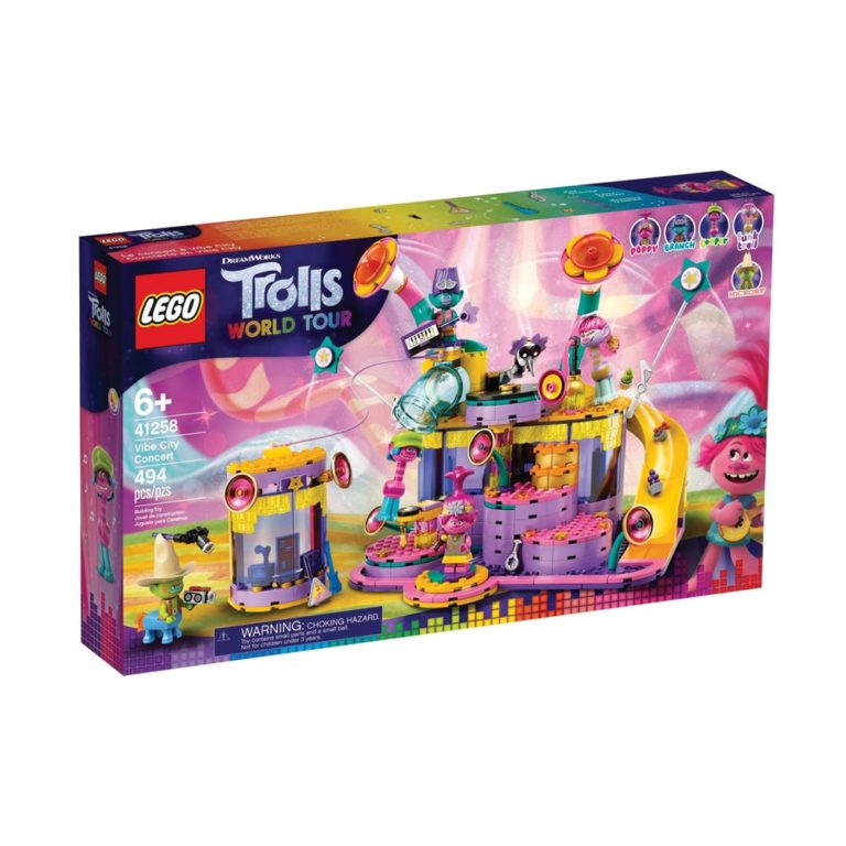 Brickly - 41258 Lego Trolls World Tour Vibe City Concert - Box Front
