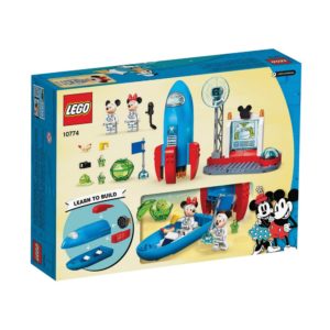 Brickly - 10774 Lego Mickey & Friends - Mickey Mouse & Minnie Mouse's Space Rocket - Box Back