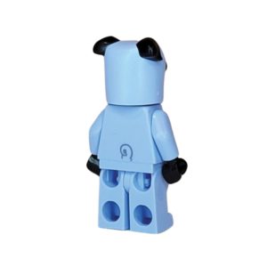 Brickly - HOL245 Lego Build a Minifigure - Pug Costume Guy - Bow Tie - Back