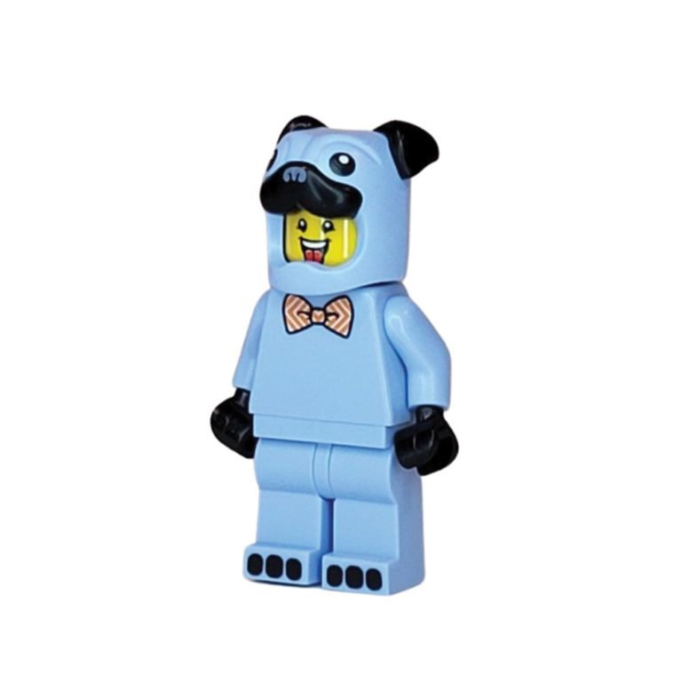 Brickly - HOL245 Lego Build a Minifigure - Pug Costume Guy - Bow Tie - Front