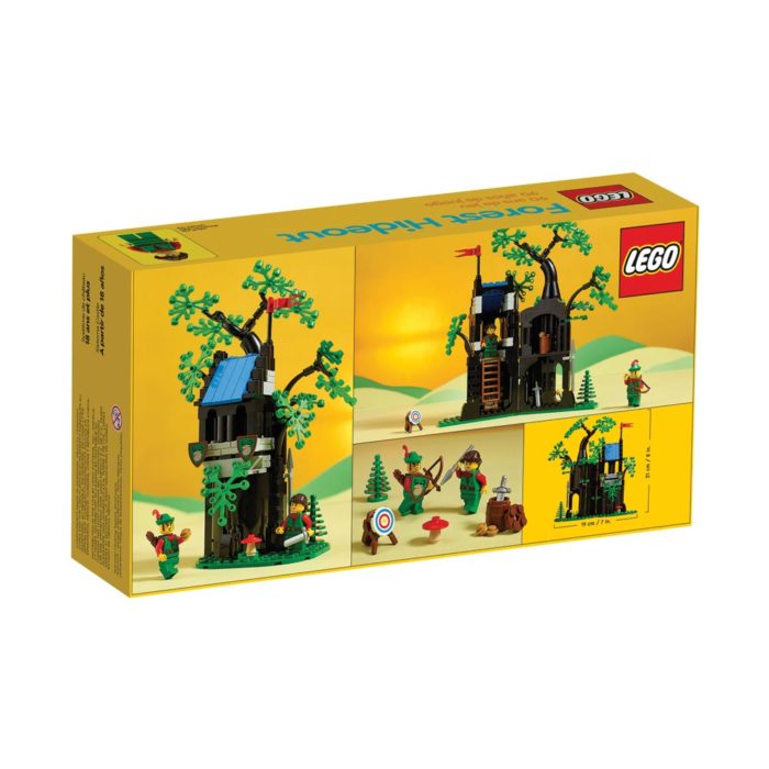 Brickly - 40567 Lego Castle System - Forest Hideout - Box Back