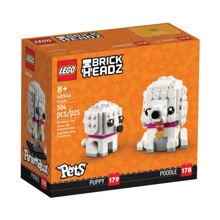 Brickly - 40546 Lego Brickheadz - Pets - Poodle - Box Front