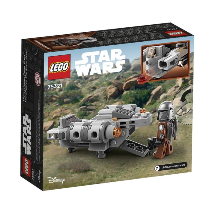Brickly - 75321 Lego Star Wars - The Razor Crest Microfighter - Box Back