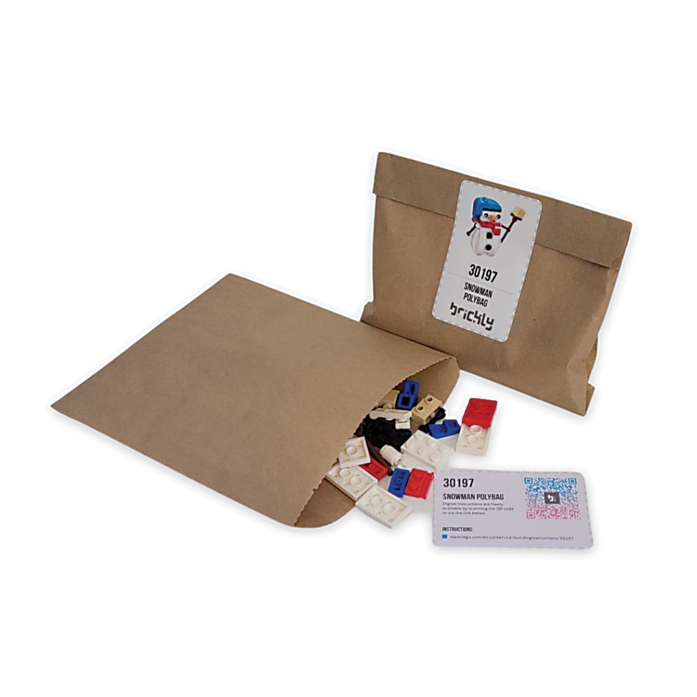 Brickly - 30197 Lego Creator - Snowman Polybag - Packaging
