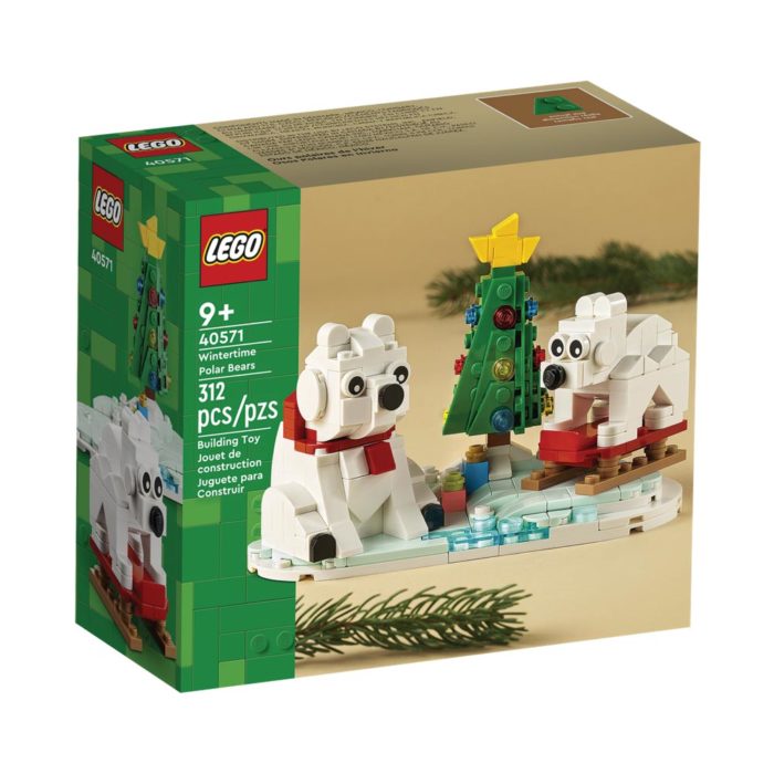 Brickly - 40571 Lego Wintertime Polar Bears - Box Front