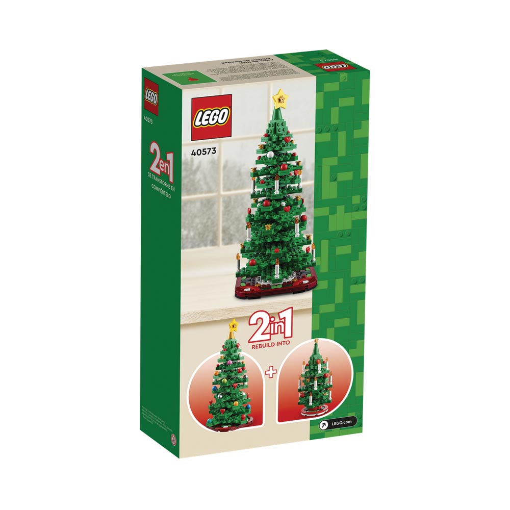 Brickly - 40573 Lego Christmas Tree - Box Back
